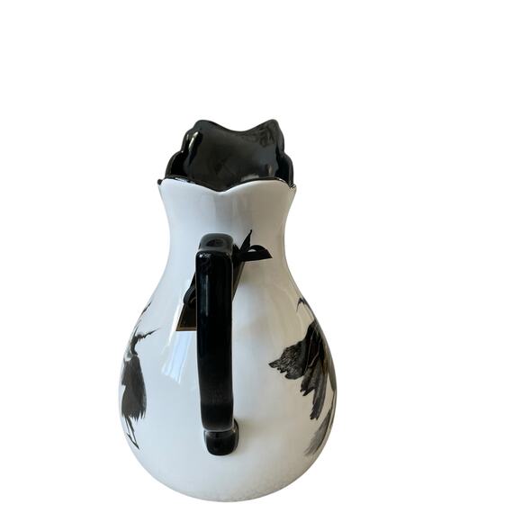 Potters Studio Witch’s Brew Halloween Pitcher 12in Flying Witch on Broom Spooky - Picture 15 of 15